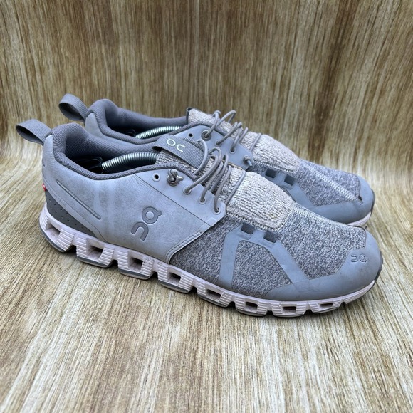 On Cloud Terry Men's Size 8.5 Running Athletic Shoes Gray Sneakers Walking - Picture 1 of 10
